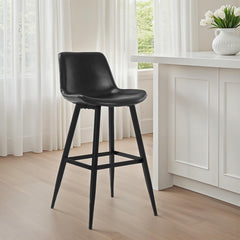 Room | The Kolvern Forgiavecchia Faux Leather Bar Stool in a styled room