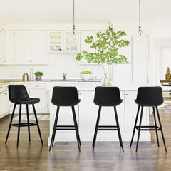 Room | The Kolvern Forgiavecchia Faux Leather Bar Stool in a styled room