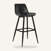 Kolvern Forgiavecchia Faux Leather Bar Stool
