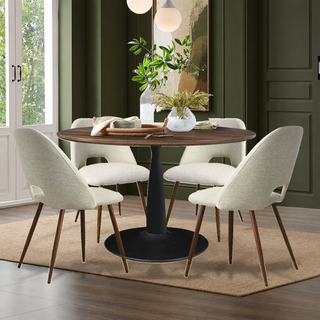 Kolvern Ginostra 4-Person Pedestal Dining Set
