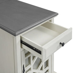 Detail | Close view of the Kolvern Gotugjogv Charging Storage End Table