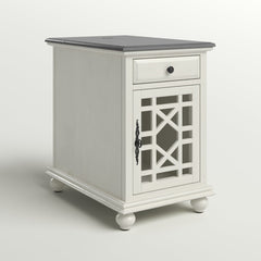 Angle | Three-quarter view of the Kolvern Gotugjogv Charging Storage End Table