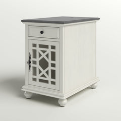 Angle | Three-quarter view of the Kolvern Gotugjogv Charging Storage End Table
