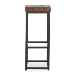 Front | Straight-on view of the Kolvern Immeruta Wood Bar Stool