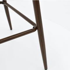 Detail | Close view of the Kolvern Lentia Upholstered Counter Stools, Set of 3