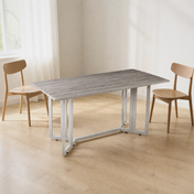 Kolvern Lingua Drop-Leaf Trestle Dining Table