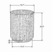Kolvern Midvagur Coconut Drum Table | untouched supplier studio 1