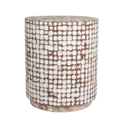 Kolvern Midvagur Coconut Drum Table | untouched supplier studio 2