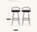 Footprint | width and depth for one stool