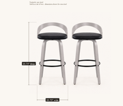 Footprint | width and depth for one stool