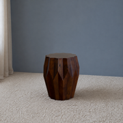 Kolvern Oyrareingir Wood Drum Table in a restyled supplier room | Pipeline B room-shell edit 3