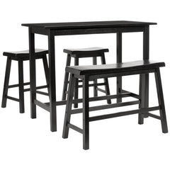 Angle | Three-quarter view of the Kolvern Palmeto 4-Person Dining Set
