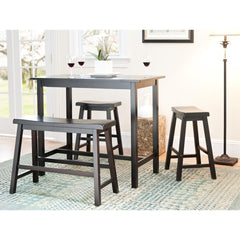Room | The Kolvern Palmeto 4-Person Dining Set in a styled room