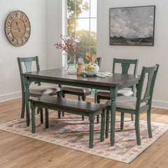 Room | The Kolvern Panarelli 6-Piece Dining Set in a styled room