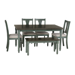 Angle | Three-quarter view of the Kolvern Panarelli 6-Piece Dining Set