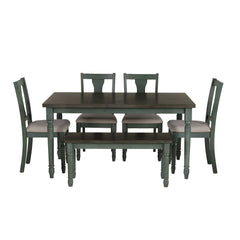 Front | Straight-on view of the Kolvern Panarelli 6-Piece Dining Set