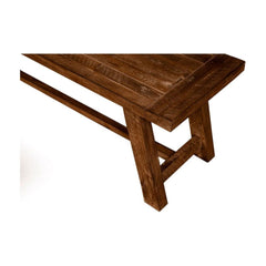 Detail | Close view of the Kolvern Perciato Wood Dining Bench