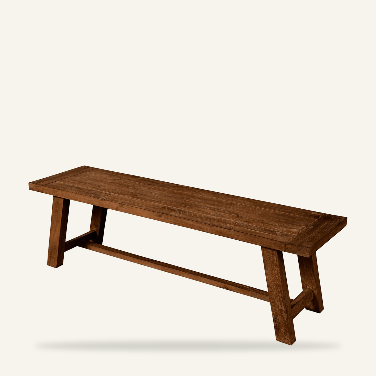 Kolvern Perciato Wood Dining Bench