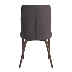 Front | Straight-on view of the Kolvern Pertuso Upholstered Side Chair Pair