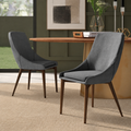 Kolvern Pertuso Upholstered Side Chair in a restyled supplier room | Pipeline B room-shell edit 1