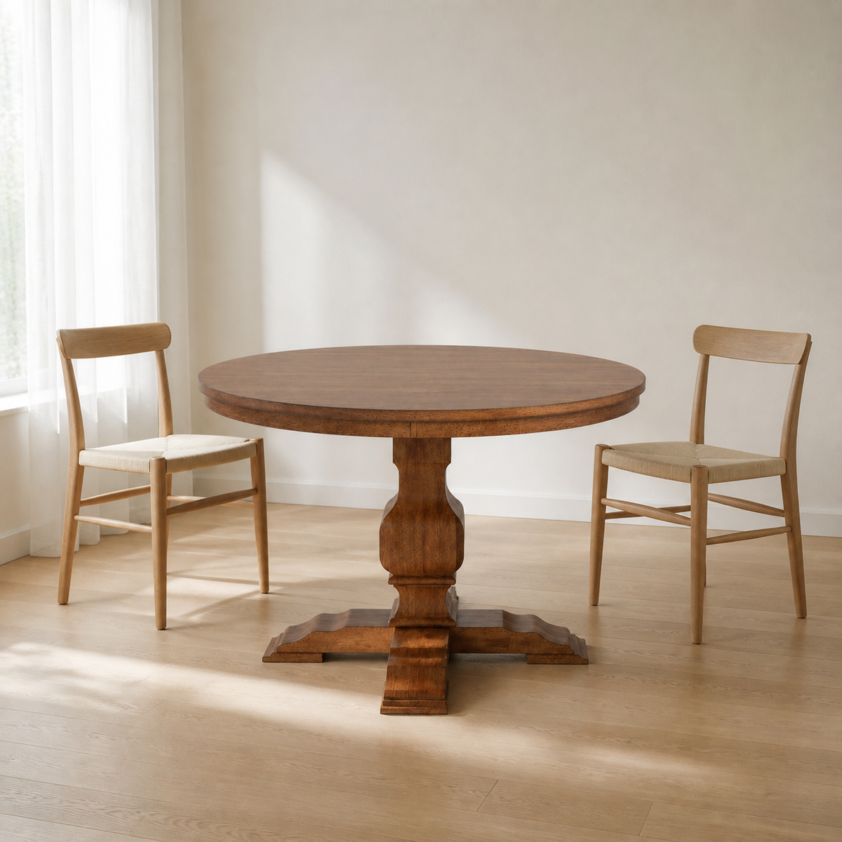 Kolvern Pietrabagno Round Pedestal Dining Table