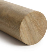 Kolvern Oak Pillar Coffee Table oak grain leg detail