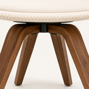 Detail | the 360-degree swivel pivot where the four legs meet