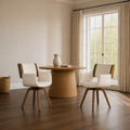 Scale | the pair against a full window in the dining room, true size