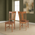 Kolvern Puntanere Wood Side Chair in a restyled supplier room | Pipeline B room-shell edit 1