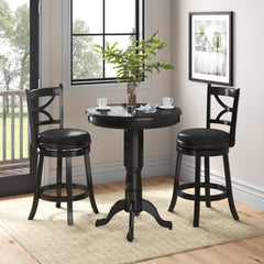 Room | The Kolvern Quattropani 2-Person Pedestal Dining Set in a styled room