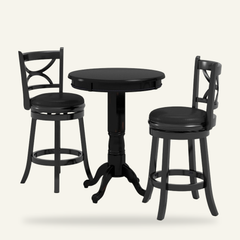 Product | The Kolvern Quattropani 2-Person Pedestal Dining Set