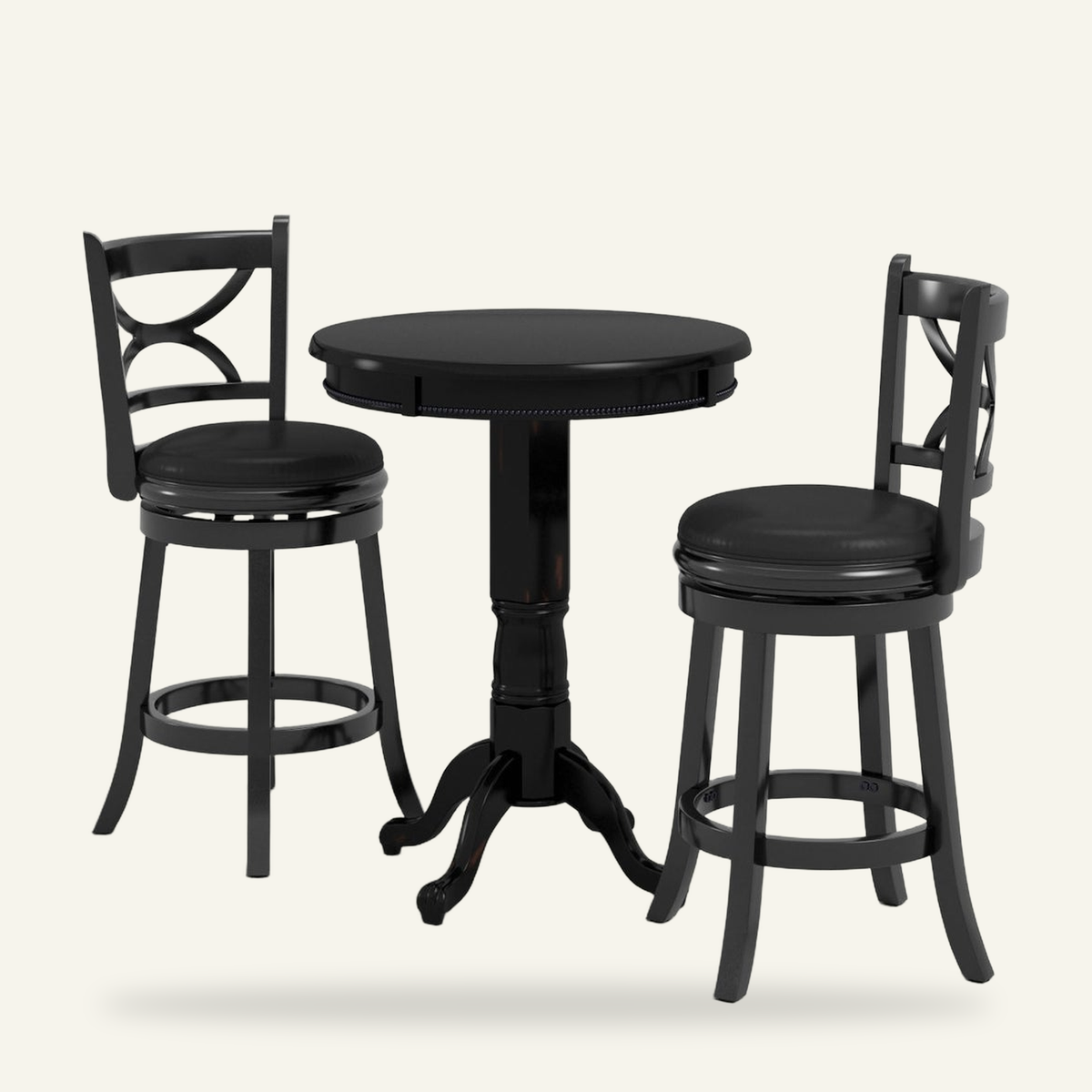 Kolvern Quattropani 2-Person Pedestal Dining Set