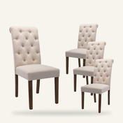 Kolvern Rinella Tufted Side Chair Set of 4