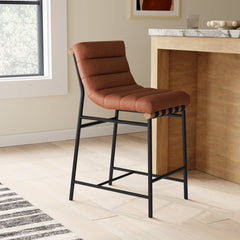 Room | The Kolvern Roia Upholstered Counter Stool in a styled room
