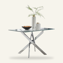 Product | The Kolvern Santangelo Glass Dining Table