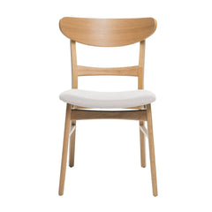 Front | Straight-on view of the Kolvern Spinazzola Upholstered Dining Chair Set of 4