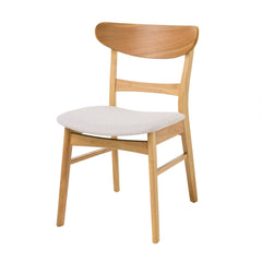 Angle | Three-quarter view of the Kolvern Spinazzola Upholstered Dining Chair Set of 4