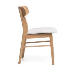 Side | Side view of the Kolvern Spinazzola Upholstered Dining Chair Set of 4