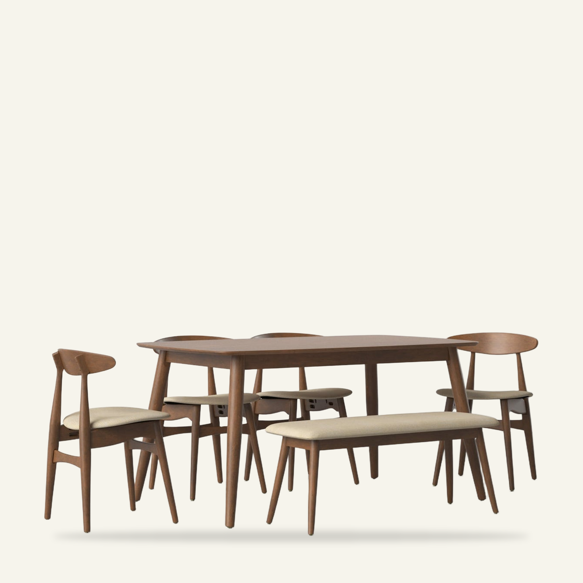 Kolvern Strombolicchio 6-Piece Dining Set
