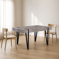 Kolvern Tonna Metal Base Dining Table - image 2
