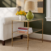 Kolvern Tradardalur Glass End Table