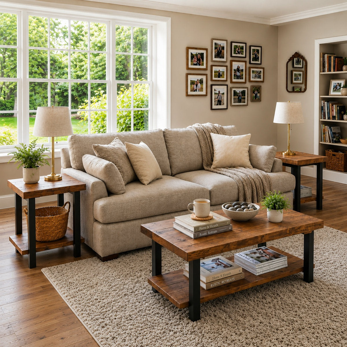 Kolvern Tvoroyri 3-Piece Storage Table Set