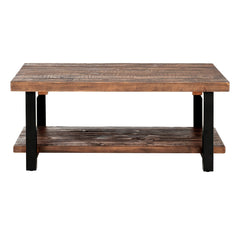 Front | Straight-on view of the Kolvern Tvoroyri 3-Piece Storage Table Set