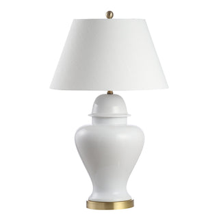Lamp with Linen Shade and LED Bulb Included