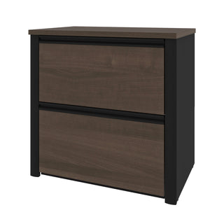 Lateral File Cabinet with 2 Drawers in Antigua and Black