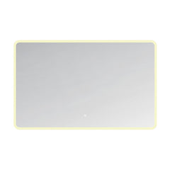 LED Bathroom Mirror, Aurora, 30 in x 48 in with Anti-Fog in Silver