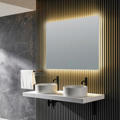 LED Mirror, 48" x 36" with Built-in Defogger