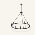 Studio | three-quarter angle showing the ring, rods, and hub