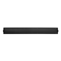 Linear Shower Drain, Watercourse, 48 Inch with Reversible Tile Insert in Matte Black