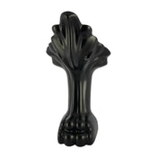 Lion Paw Tub Feet, Aqua Eden, 4-Piece Set in Matte Black